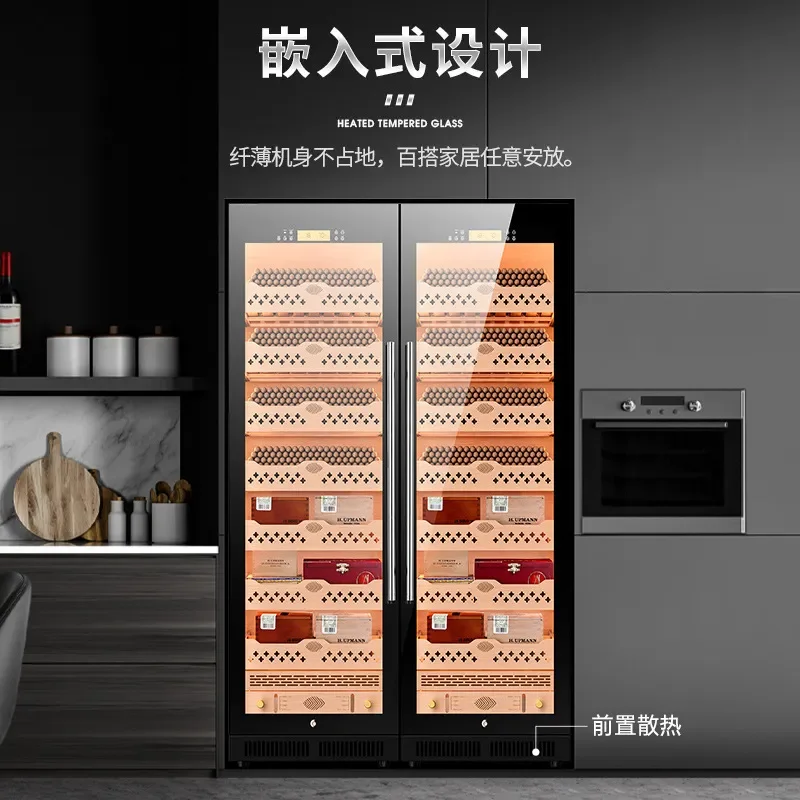 CIGARLOONG CL-188C1 Intelligent Constant Temperature Humidity Control Cigar Cabinet Wine Storage Cooler