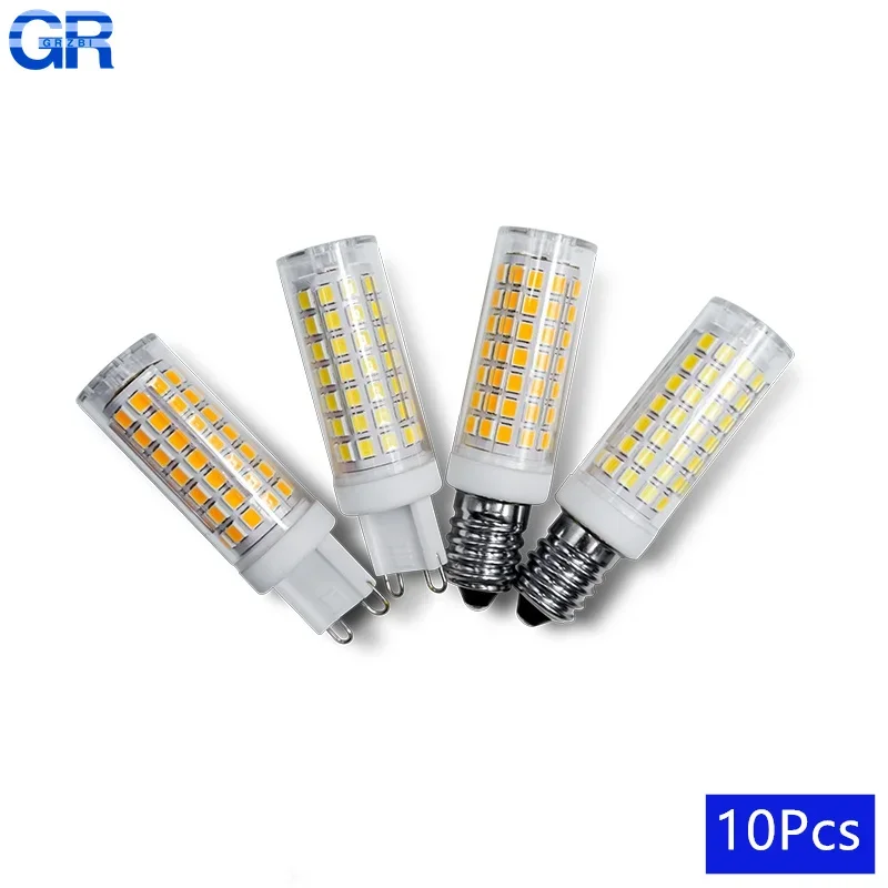 

10pcs G9 E14 LED Bulb 12W AC110V 220V Dimmable Lampara Led Corn Lamp Candle Lights Replace 60W Halogen for Chandelier Lighting