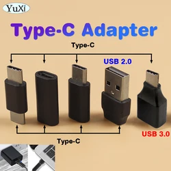 1szt Adapter USB typu C męski żeński Przenośny adapter USB-C do ładowania danych 3.0 2.0 Przedłużacz typu C do tabletu telefonicznego