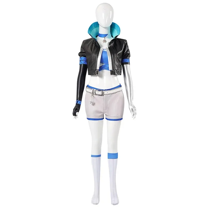 

Halloween 2025 Luna Snow Cosplay Costume Third-person Shooter Game Rivals Character Idol Star Seol Hee Stage Costumes tt9]