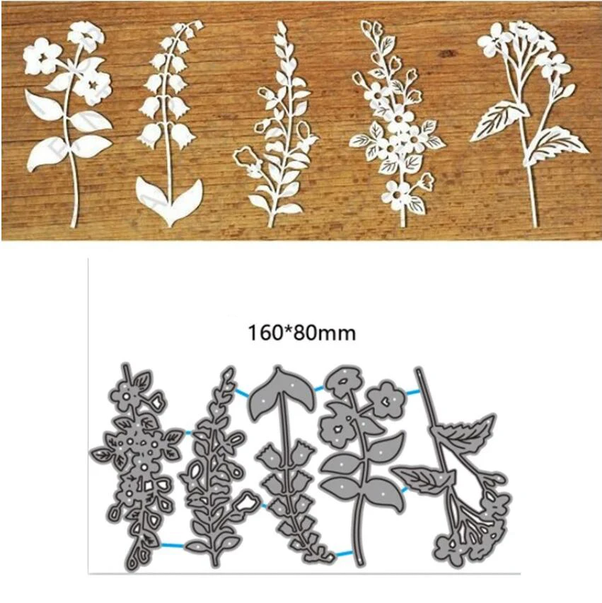 

Flower metal cutting die Scrapbooking paper craft knife mould blade punch template Embossing stencil 1pcs