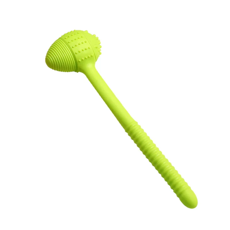 1Pc Massage Hammer Massage Hammer Back Care Tapping Pat Massager Hand-held Household Squatting Meridian Silicone Stick