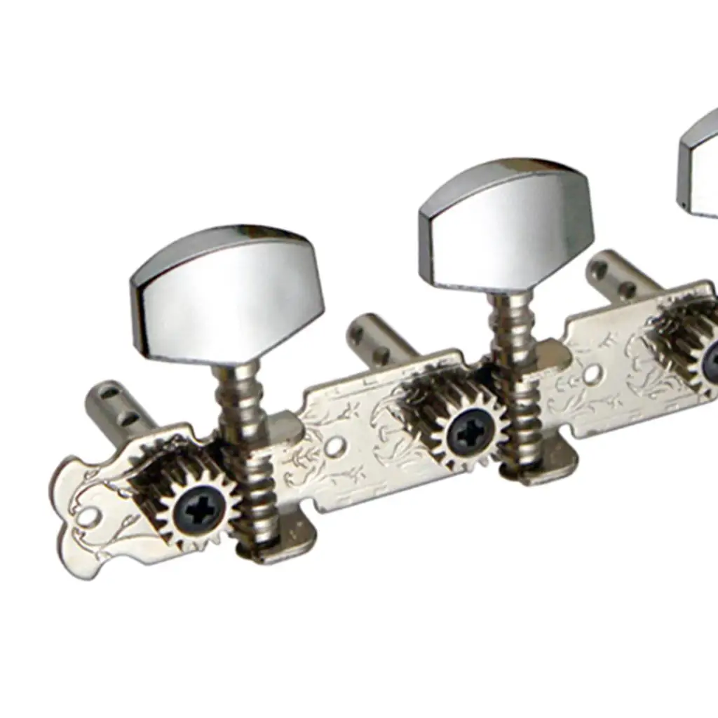 String Tuning Pegs 3 in Line Right Left Guitar Locking Machine Heads for Classical Acoustic Guitar