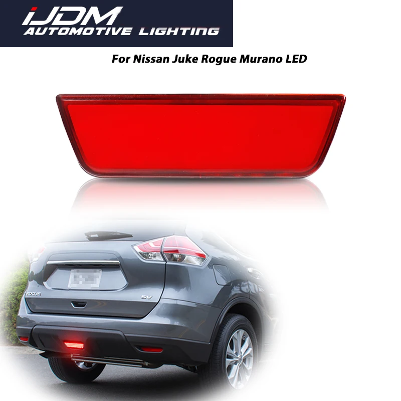 

For 2011-2014 Nissan Juke, For 2014-up Nissan Rogue, For 2015-up Nissan Murano 1PC Red LED Rear Fog Light, Tail/Brake Stop Light