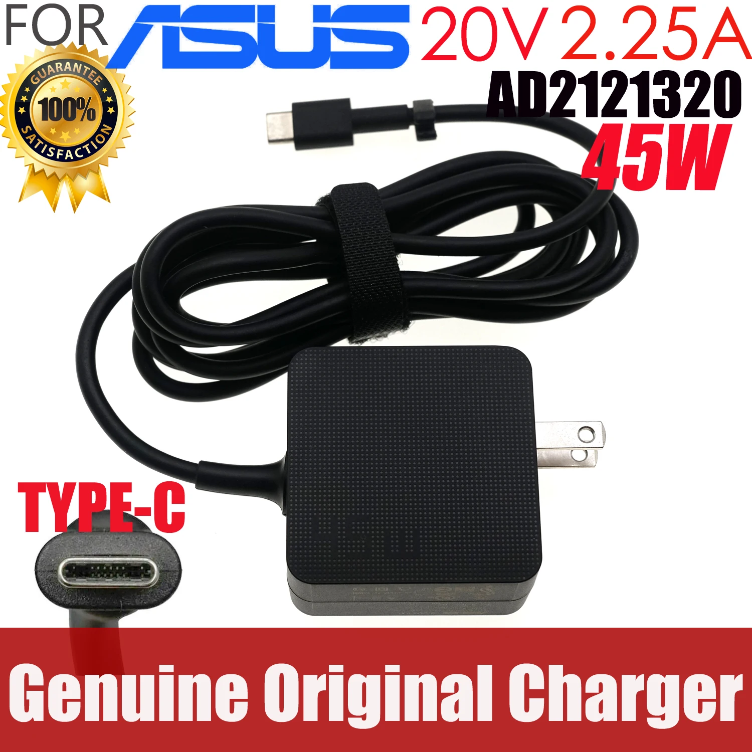 

Original AD2121320 ADP-45XE D 20V 2.25a 45W Type-C USB-C AC Adapter for Asus Laptop Power Supply Charger ADP-45EW Y Genuine