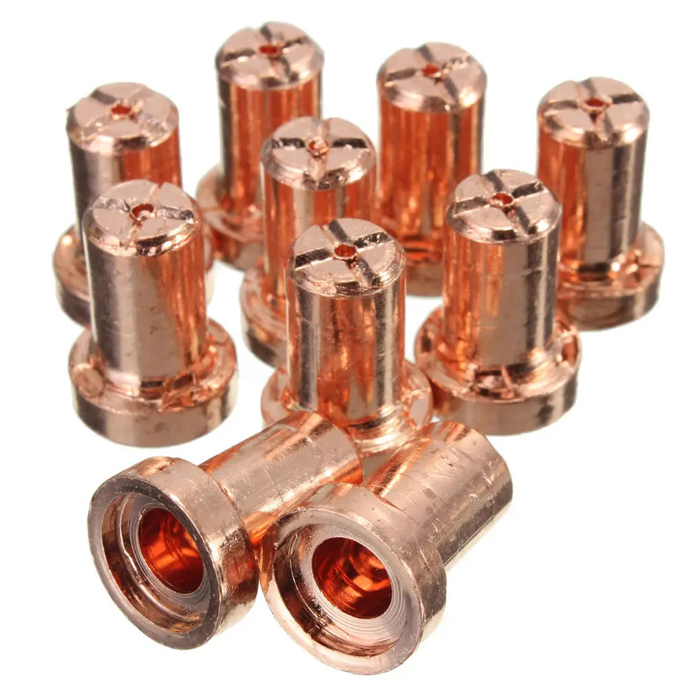 40 sztuk materiały eksploatacyjne do przecinarki plazmowej końcówki przedłużające do palnika PT-31 LG-40 CUT-40 50 akcesoria do narzędzi lutowniczych w magazynie hurtowo