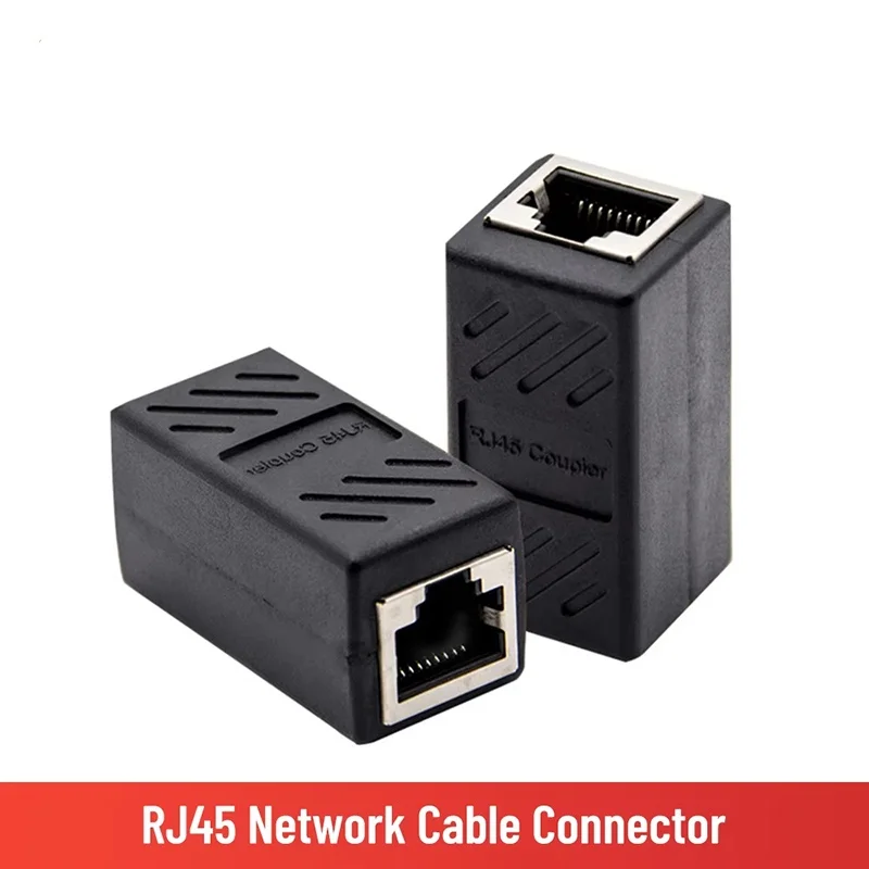 Coupleur RJ45, extension Ethernet 1000Mbps, connecteur LAN Cat6/Cat5e, adaptateur d'extension de câble Ethernet femelle à femelle, 1/5/10/20 pièces