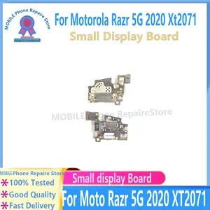 Bilashmart Small Display Board Moto Razr 5G 2020 USB Charging Port Connector Board Mobile Phone Flex Cable Replacement Parts tools