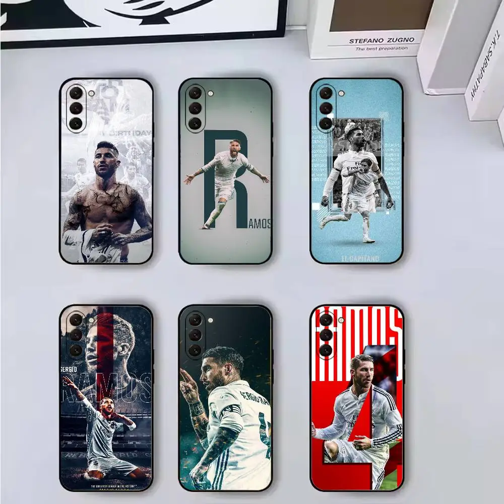 Football Support S-Sergio Ramos Phone Case Silicone Soft For Samsung Galaxy A73,A72,A71,A70,A53,A52,A51