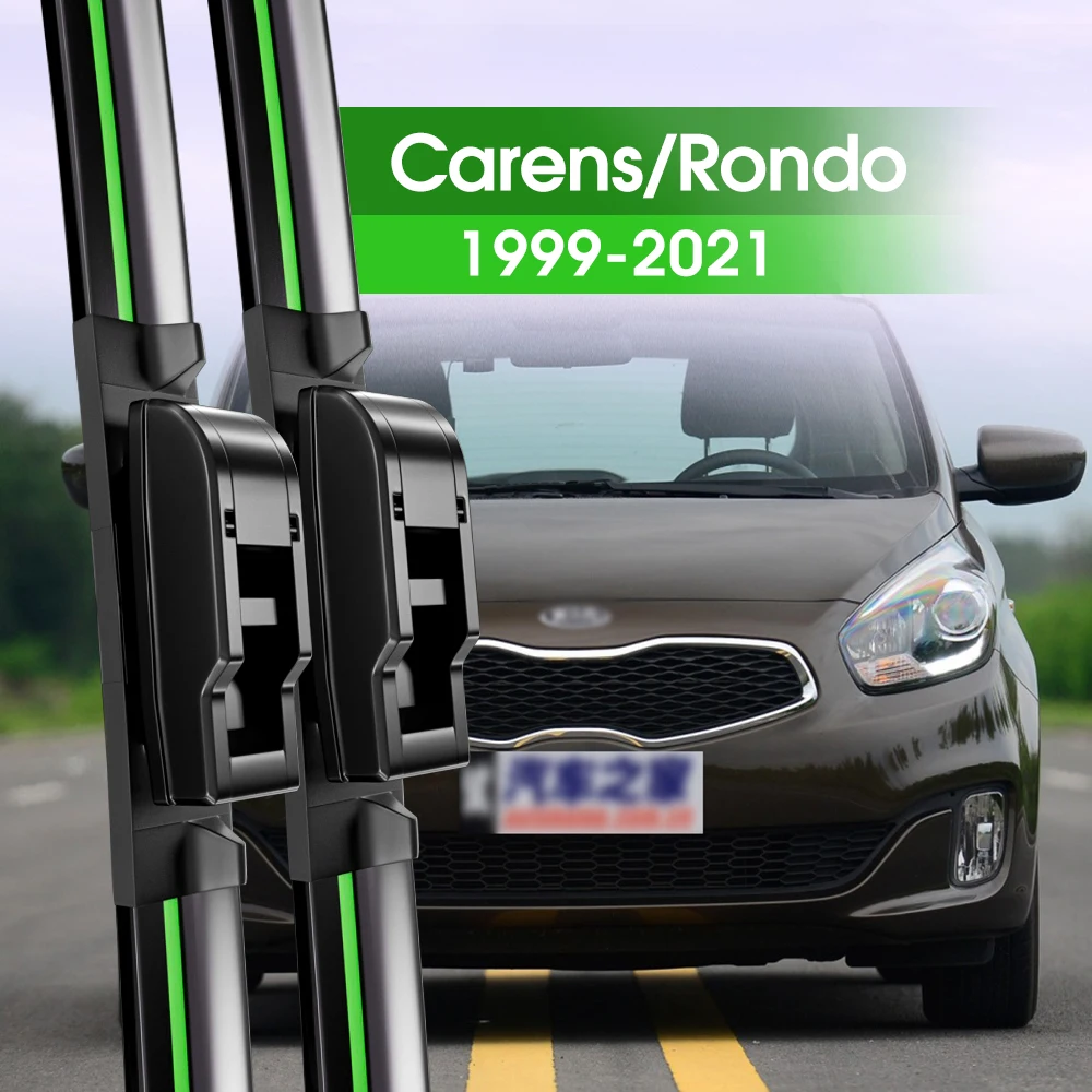 

2x Front Windshield Wiper Blades For Kia Carens Rondo 1999-2021 2006 2007 2008 2013 2014 2015 2017 Windscreen Window Accessories