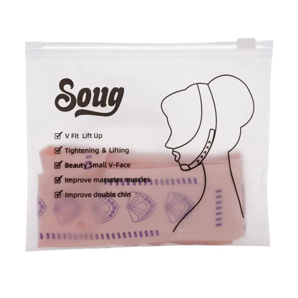 أحزمة رفع الوجه من SOUG V Line - قناع مطور لخط الفك، حزام وجه للتخسيس على شكل حرف V، حزام رفع الذقن للوجه قابل لإعادة الاستخدام #2
