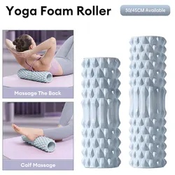 Rodillo de espuma para Yoga, masajeador corporal para alivio del dolor de espalda, columna de Yoga para terapia muscular, Pilates, gimnasio de Fitness