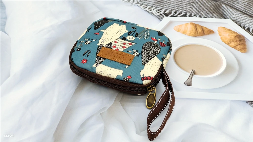 Nette Tampon Lagerung Tasche Frauen Mädchen Serviette Sanitär Pad Beutel Kosmetik Tasche Fall Tragbare Geldbörse Mini Reise Veranstalter – Detail 16