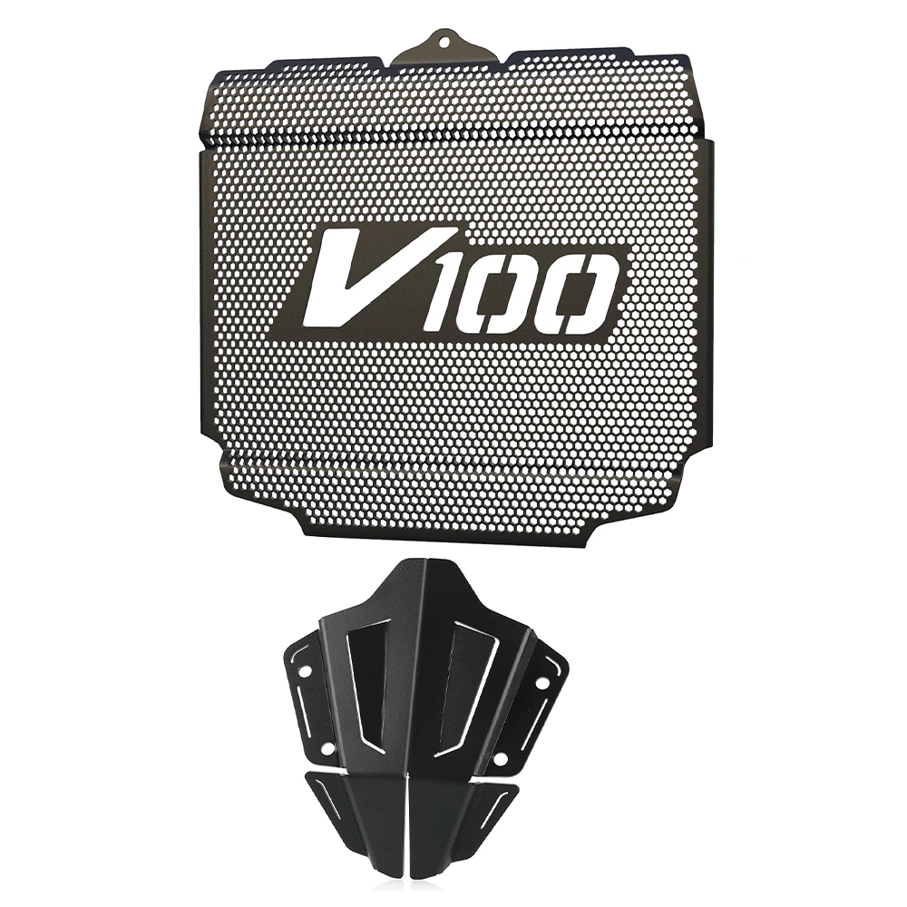 CNC Engine Skidplate Guard Radiator Cylinder Head Guard Protector FOR Moto Guzzi V100 Mandello S Aviazione Navale 2022-2025 2024