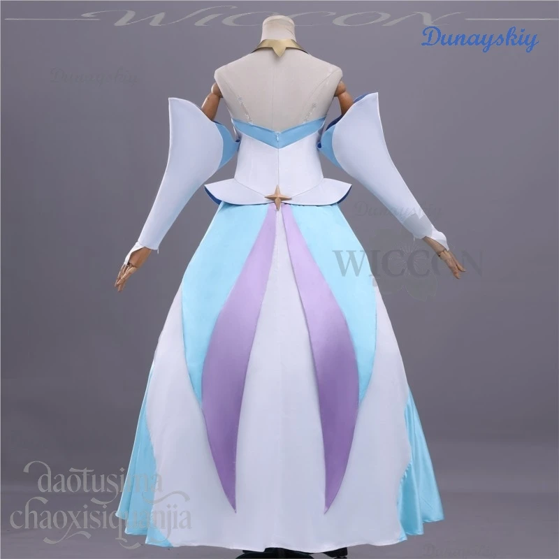 الماسكارا هالوين disfraz فرسان الطيار غينيفير تأثيري فستان طويل Y2K لوليتا حفلة كوس جديد أنيمي فيلم الأميرة غينيفير Co