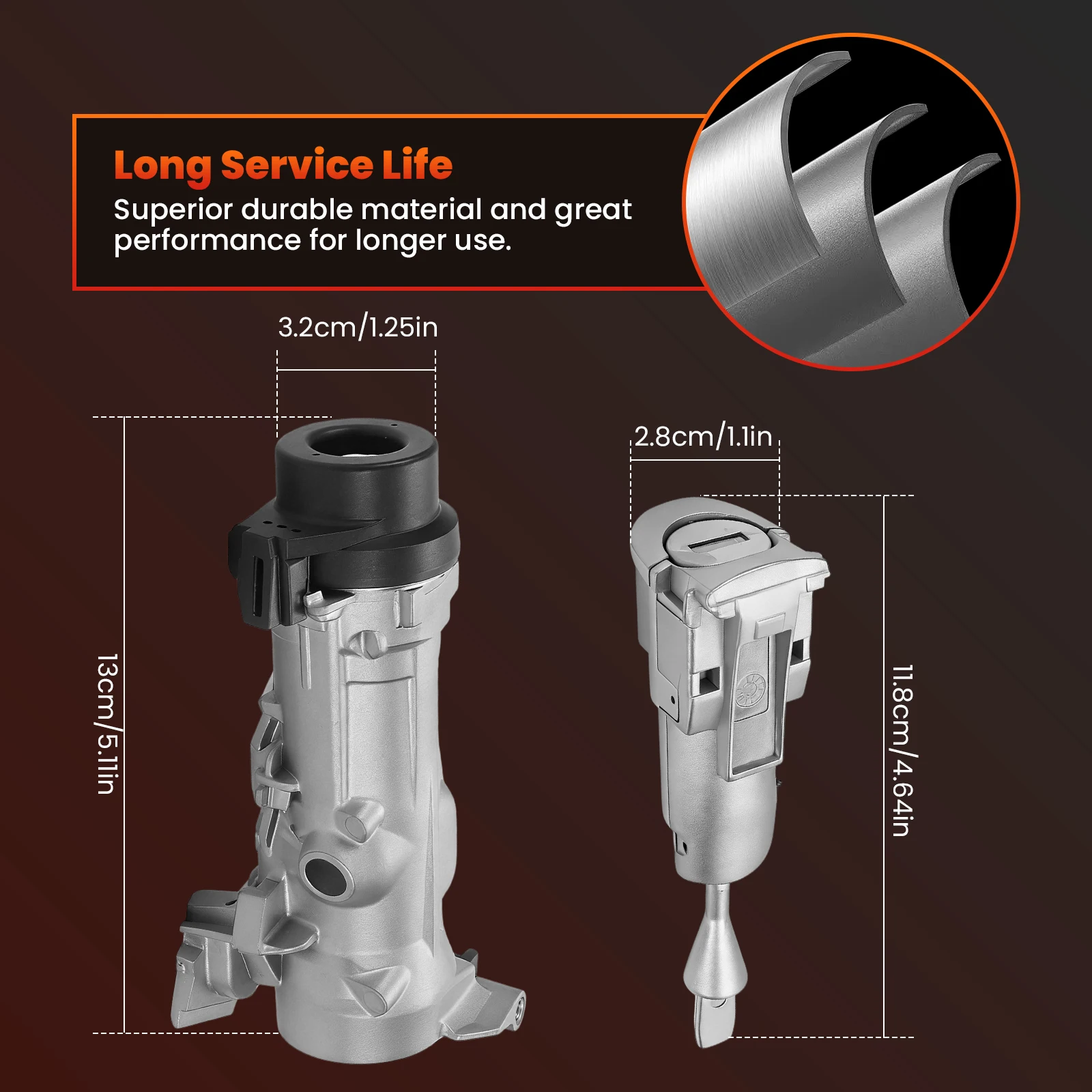 Lgnition Switch Steering Lock Barrel Housing 1K0905851B 1K0905851 for VW Golf Jetta MK5 SEAT
