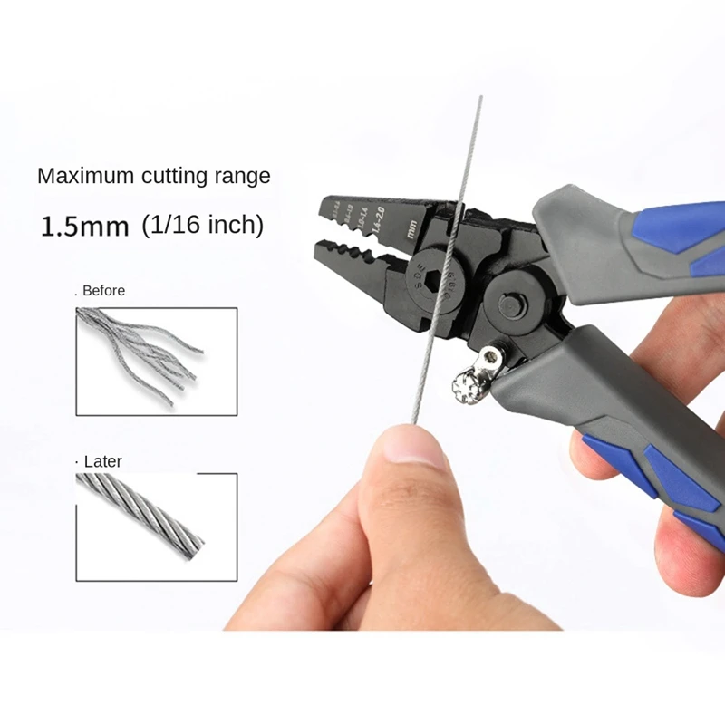 Crimping Fishing Pliers Steel Wire Cutting Scissors Kit Fishing Crimper Pliers Fishing Sleeve Tool