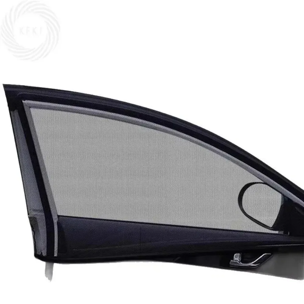 Car Window Screen Door Covers Front/Rear Side Window UV Sunshine Cover Shade Mes Popular For Car Mosquito Net Baby Child Camping