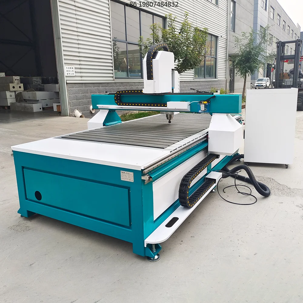 Advanced 3D Sculpturing Marble CNC Router, PLC and Motor Equipped for Monument and Tombstone Wood Carving