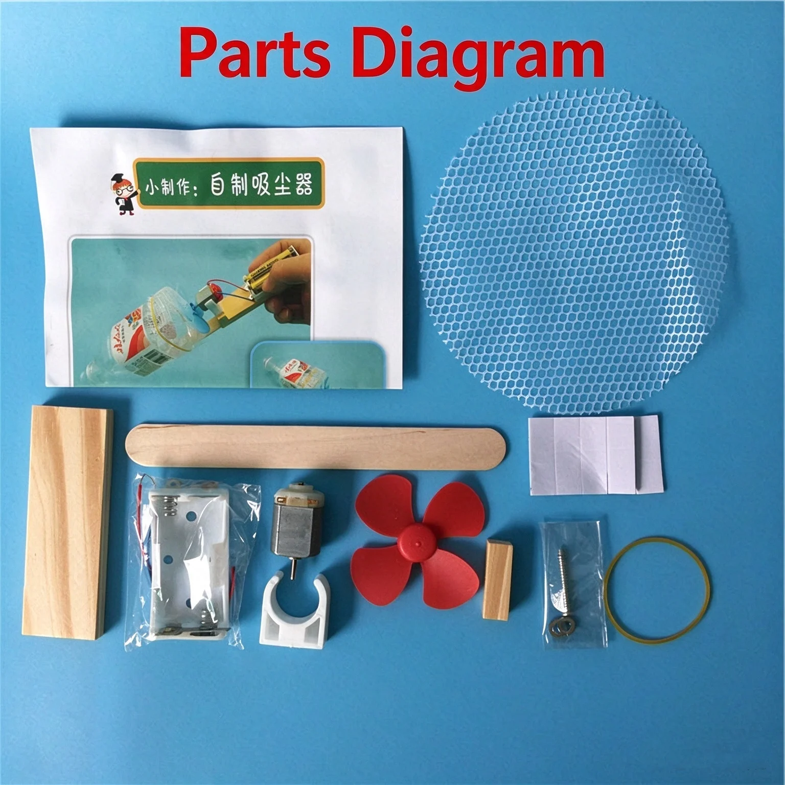 DIY Mini-Staubsauger-Set, elek – Science Project Kit Bewertung und Preis