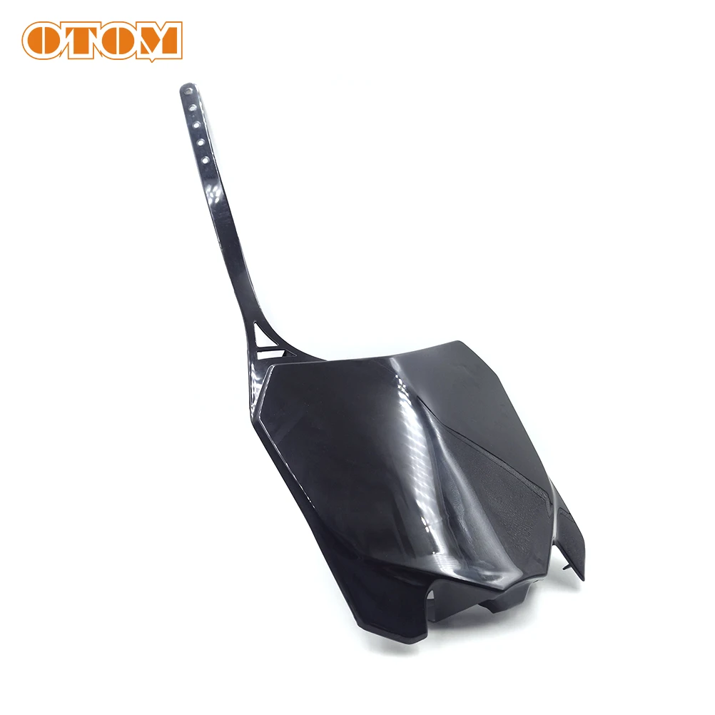 OTOM Front Plastic Number Plate Fender Cover Fairing For HONDA CRF250R 2014-2017 CRF450R 2013-2016 Dirt Bike Enduro Accessories