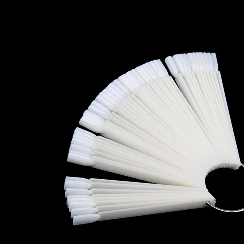 Muestras de uñas, tabla de exhibición de tarjetas de colores, plantilla de esmalte de Gel, soporte de muestra para puntas de manicura, paleta acrílica de práctica de esmalte de uñas