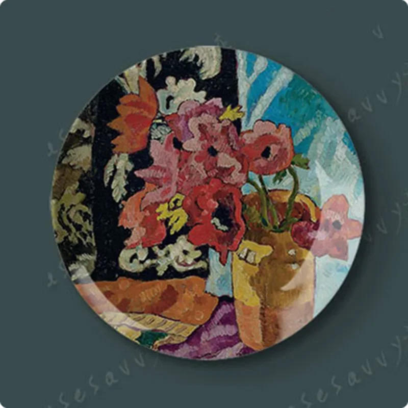 Painting Decorative Ceram Plates Living Room Dining Hall Entrance Decorations Plates Walls Lina Jewelry Dish plate