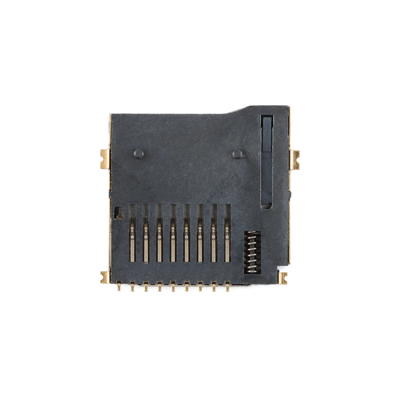 10PCS/5PC 9Pin Micro SD Card Slot Connector Self-elastic Fully Gold-plated TF MicroSD Card Holder Deck For Mobile Phone Memory