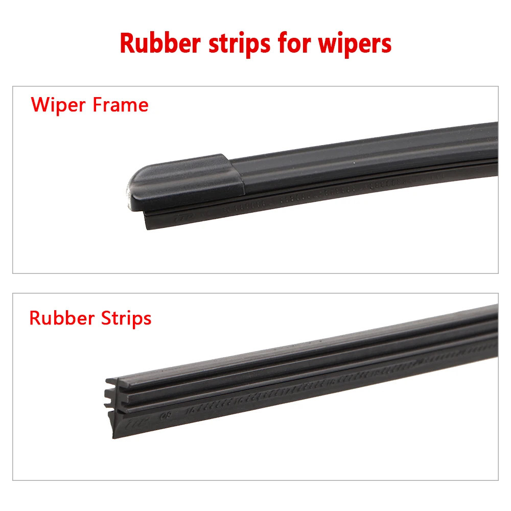 For BMW X3 2011 2012 2013 2014 2015 2016 2017 Wiper Refill Rubber Strip 20" 26" Car Wiper Accessories 1Pair view 5