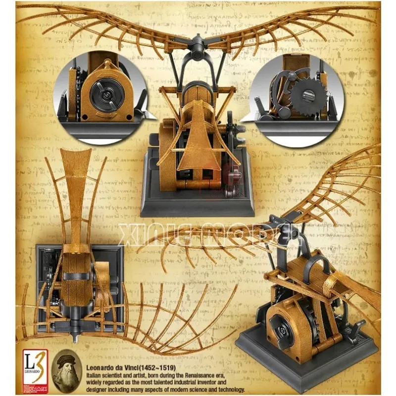 Academy 18146 Da Vinci Machine volante en plastique assemblage modèle Kit bricolage jouet