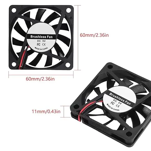 1 Stück 5V 5010 8010 8015 9225 12025 USB-Schnittstelle DC Bürstenloser Kühllüfter USB-Kabel Set-Top-Box Router Gehäuselüfter – Detail 13