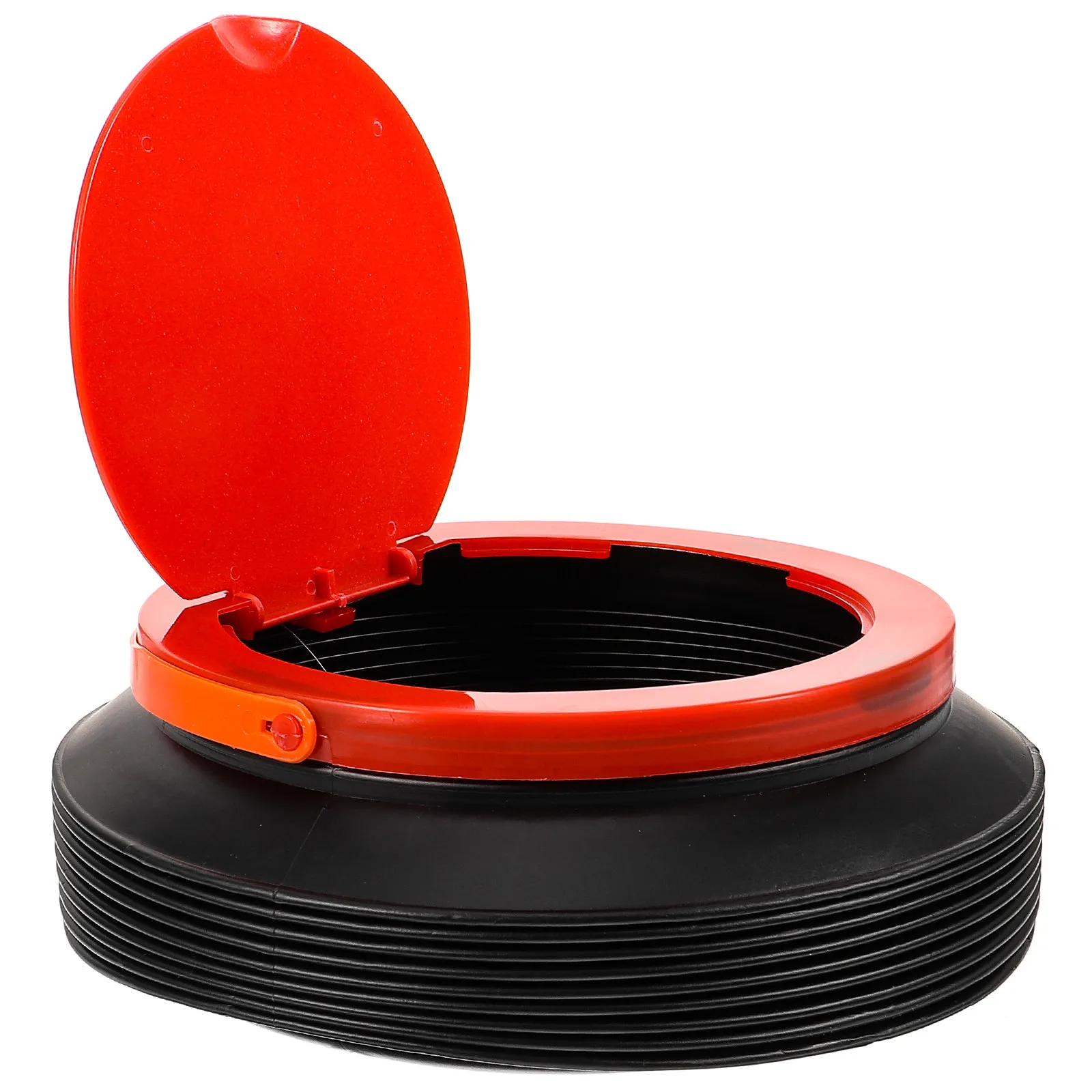 

Folding Bucket 4L Collapsible Trash Bin Portable Water Container Camping Outdoor Large Capacity Water Bucket Camping Tool