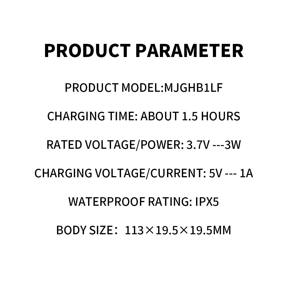 Original NEUER MIJIA Elektrischer Nasenhaarschneider Tragbarer Nasen- und Ohrenhaarschneider Augenbrauen-Trimmer für Männer Wiederaufladbarer Schmerzloser Trimmer CN – Detail 13