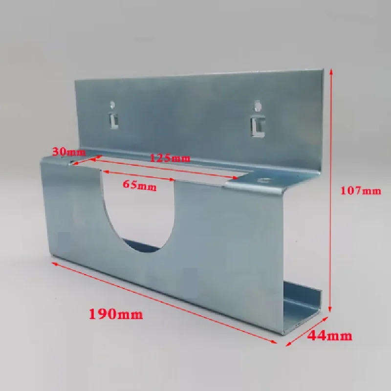 Steel Wall-Mount Angle Grinder Frame Holder Tool Hanging Board Hole Plate Hook Storage Box Polisher Cutting Machine Storage Hook