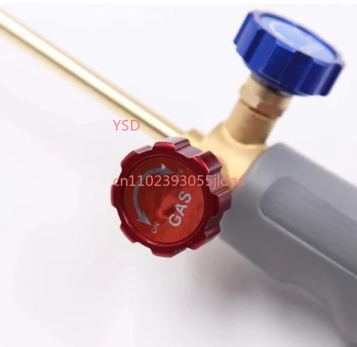 Precision Micro Welding Gun Full Brass Mini Oxy-Acetylene Torch Equipped with Multiple Nozzles
