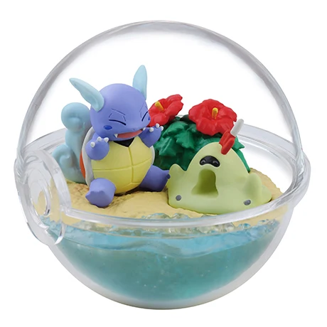 ของแท้อะนิเมะ Pokemon Fairball กล่องตาบอด Fennekin Pumpkabo Mimikyu Pikachu ตุ๊กตารูปของเล่นเด็กของขวัญ