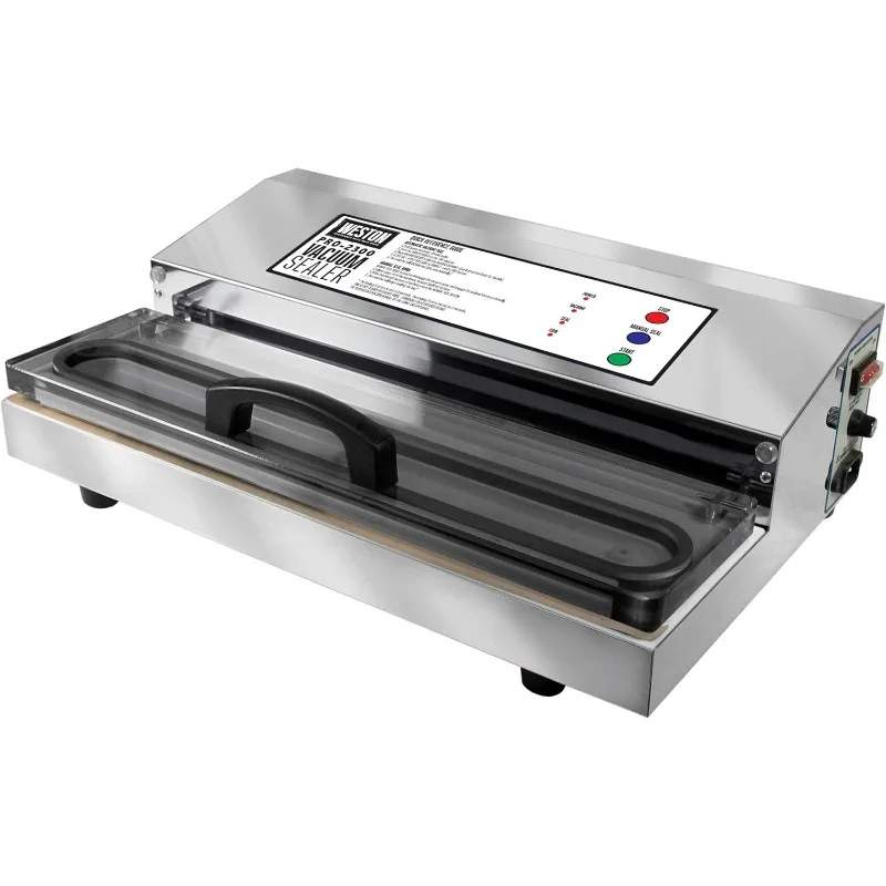 

Weston Brands Vacuum Sealer Machine for Food Preservation&Sous Vide,Extra-Wide 5mm Bar for Sealing Bags up to 16" Wide,935 Watts