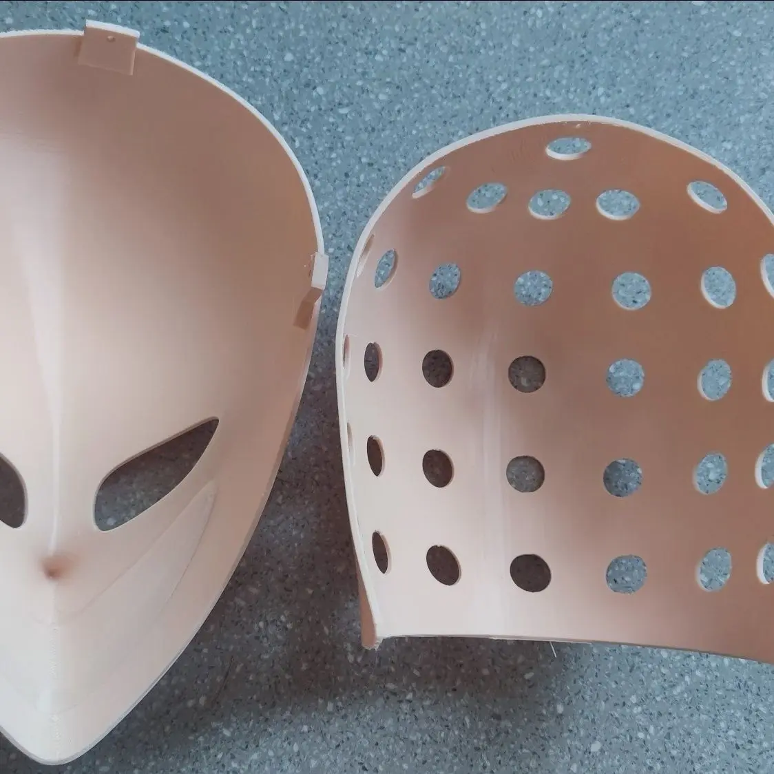 Customize Character Boy/Bily Kigurumi Half Head with Lock Anime Cosplay Kigurumi Mask COS Headgear