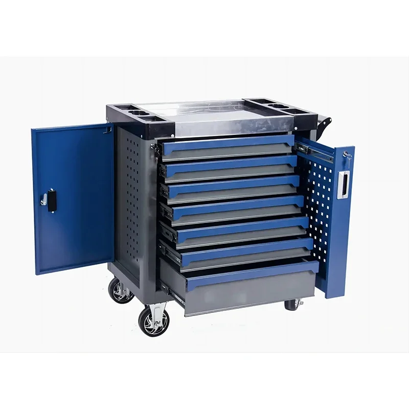 7 Drawers Garage Storage Trolley Sets Box Tool Chest Workshop Trolley Heavy Duty Tool Cabinet With High quality Hand Tools