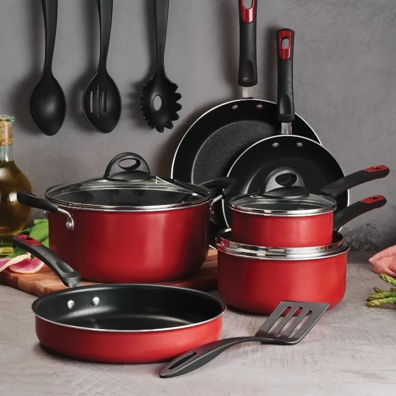 

Everyday 13 Pc Enamel Nonstick Cookware Set kitchen cookware set cooking pot kitchen cookware set