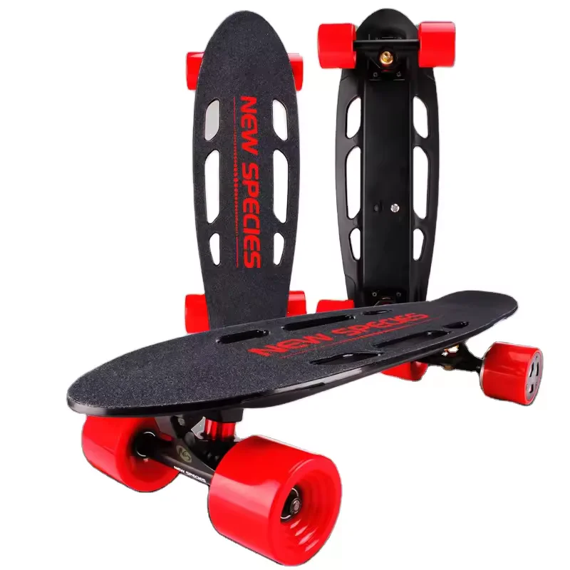 2024 single double drive 300W 600W PP electric skateboard 26inch with EBS brake for kid and adult