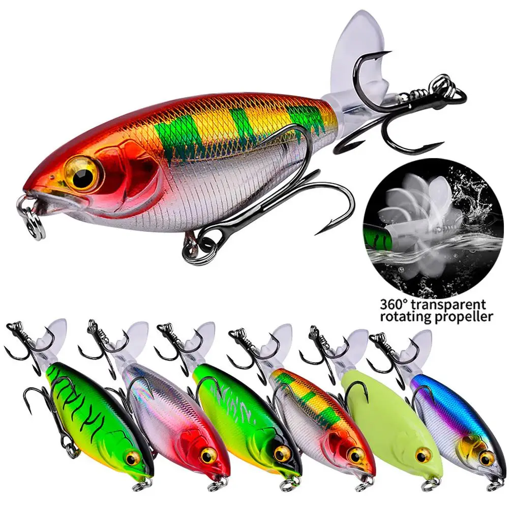 

Whopper Plopper Fishing Lure 6g/11g Floating Bait Bionic Noise Hard Lure Bait For Freshwater Seawater Fishing Goods