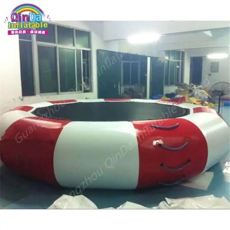 Pool Float Angepasst Farbe Streifen Wasser Trampolin Aufblasbare Trampoline, Luft Springen Bett, wasserpark ausrüstung Trampoline