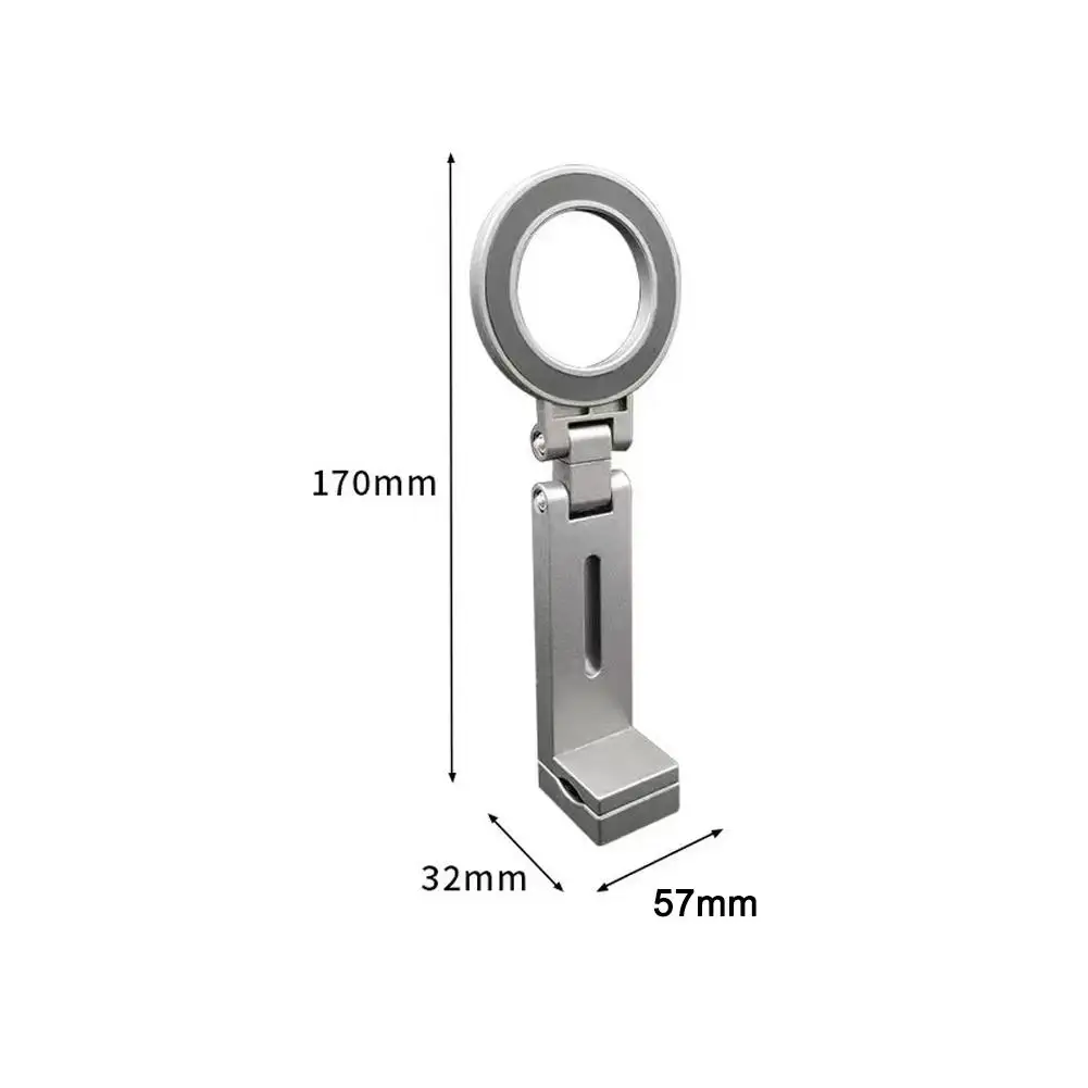 다기능 자석 휴대폰 거치대 범용 조절 가능 휴대용 모바일 폰 브래킷 데스크탑 접이식 클립 폰 지지대