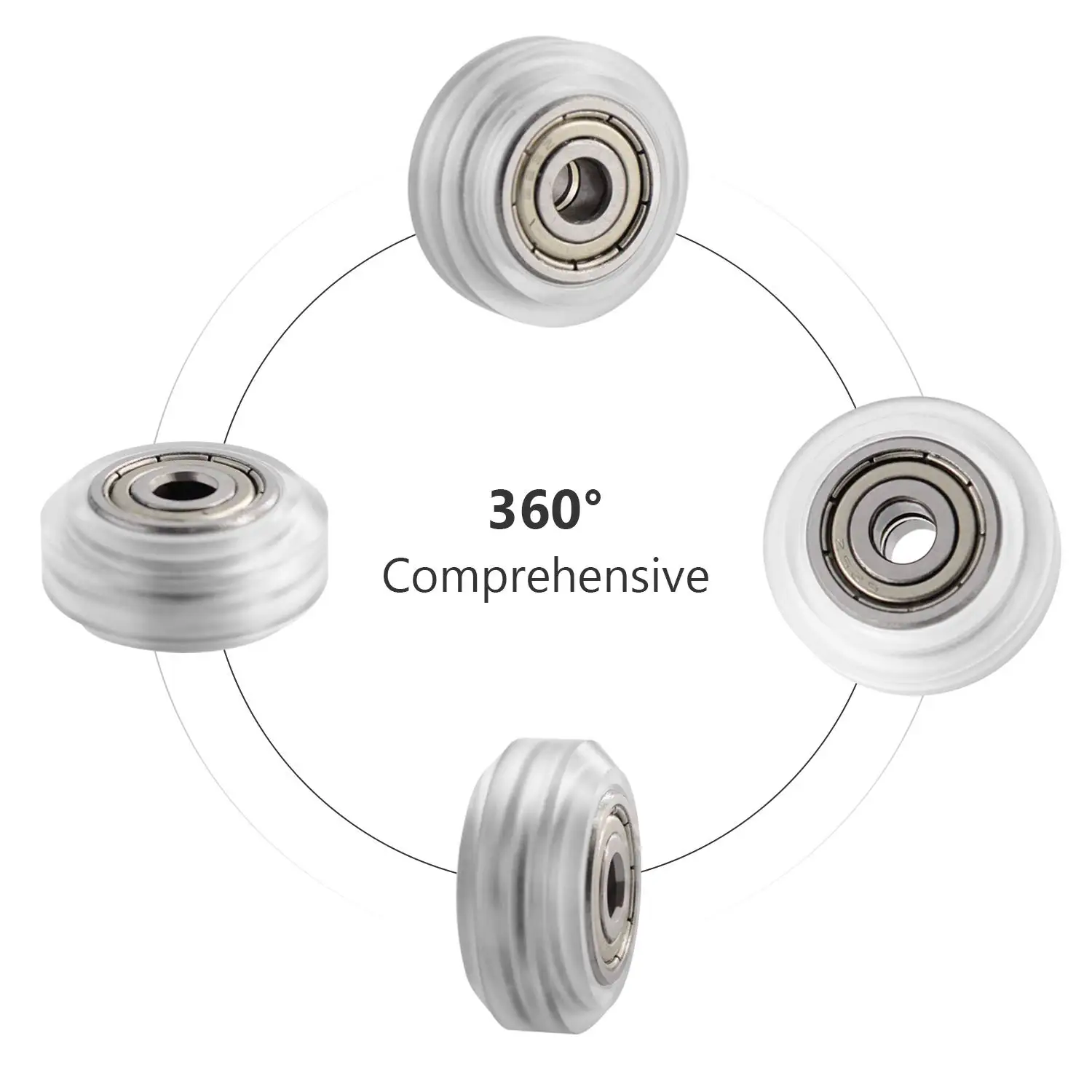 Официальное колесо Creality Ender 3, пластиковый шкив, линейный подшипник для 3D-принтера серии Ender 3 S1/Ender 5/CR10, колесо POM ﻿