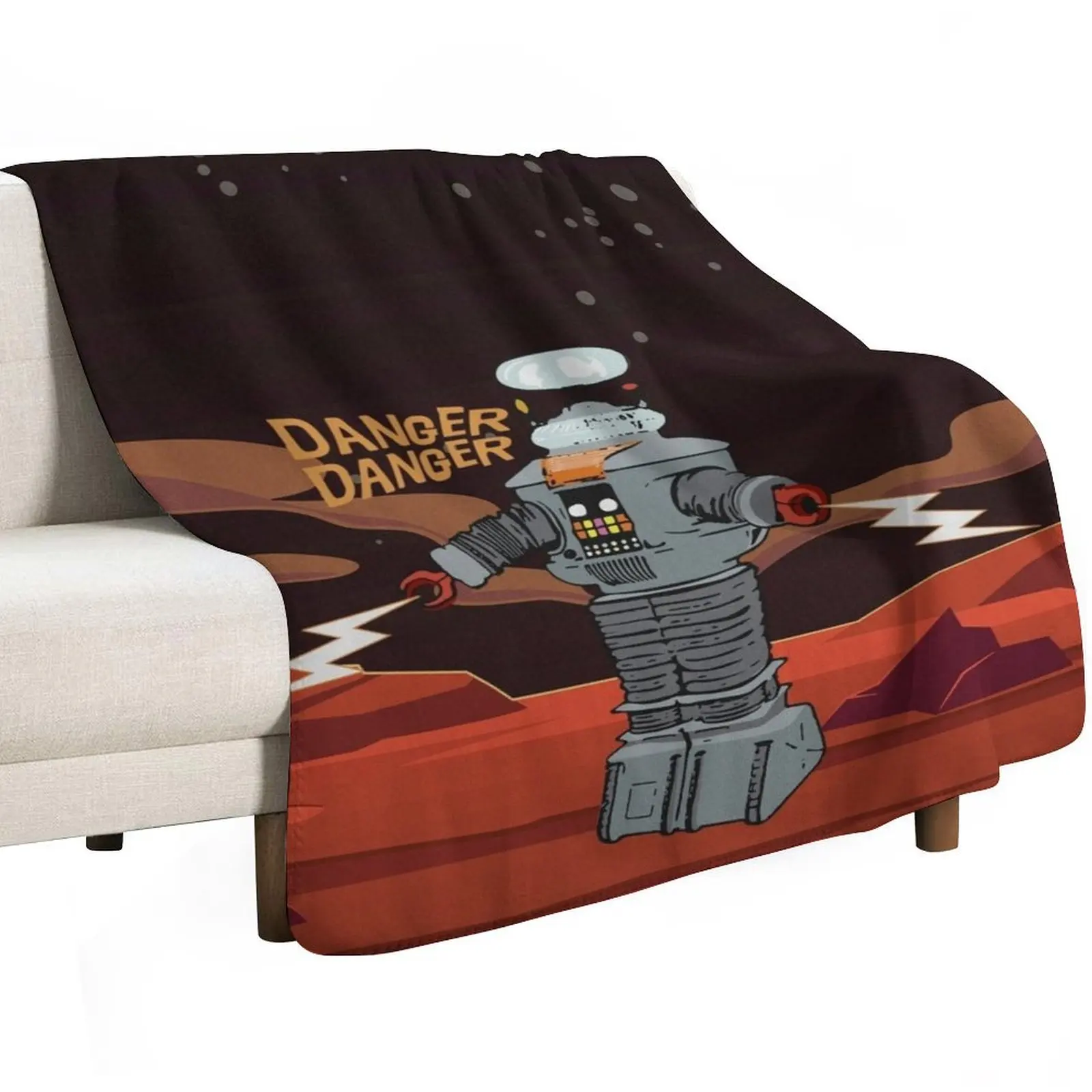 B9 Robot - Lost In Space Throw Blanket Baby Extra Large Throw Picnic Fashion Sofas Flannel Fabric Plush Blankets
