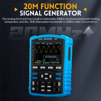 FNIRSI DPOX180H Handheld Phosphor Digital Oscilloscope 500MSPS 180MHz -3DB Vertical Sensitivity 5mV 20Mhz Signal Generator