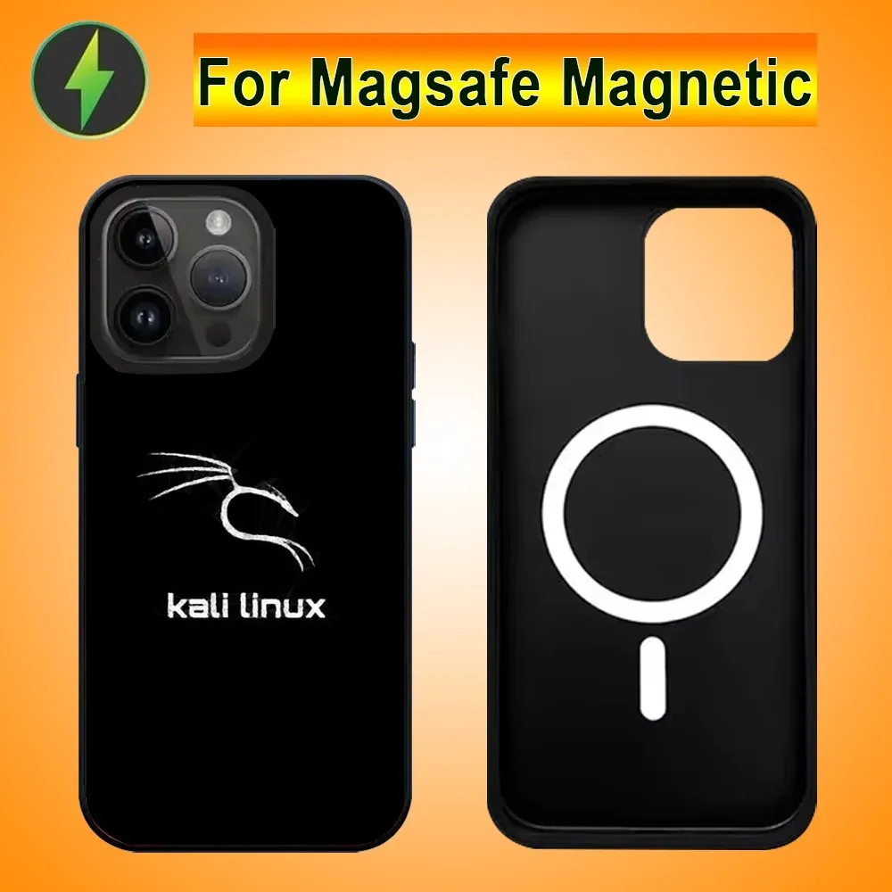 Dragon Kali Linux Phone Case For IPhone 15 14 13 Pro Max 11 12 Mini Alex Mirror For Magsafe Wireless Charging Cover