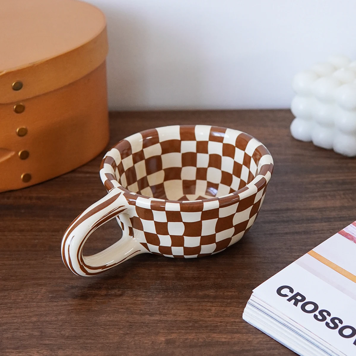 1 tazza in ceramica a scacchie - Coffee Tea Latte recensione e prezzo