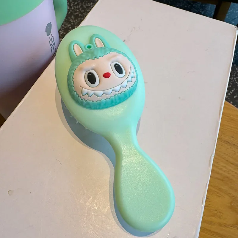 Labubu Air Cushion Comb Cute Cartoon Anime Bunny Hair Combs Portable Light Soft Massage Boutique Mini Comb Girls Birthday Gift